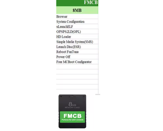 Free McBoot Card PS2 8MB FMCB OPL