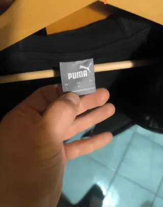 Felpa con cappuccio Puma Nera Taglia L