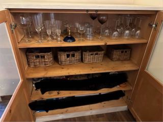 Credenza Shabby Chic 120x45x125 cm