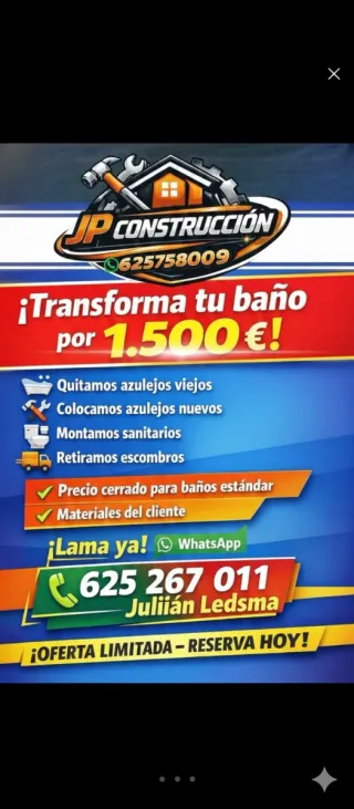 Reformas albañilería pintura