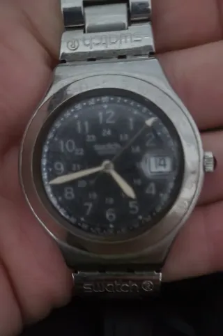 Orologio Swatch Uomo Acciaio Nero