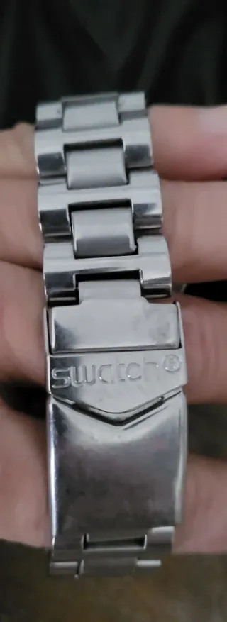 Orologio Swatch Uomo Acciaio Nero