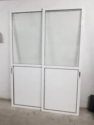 Balcón aluminio blanco