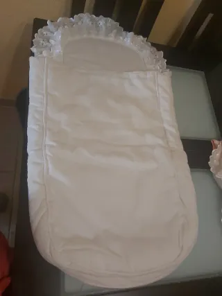 Saco para cochecito de paseo blanco