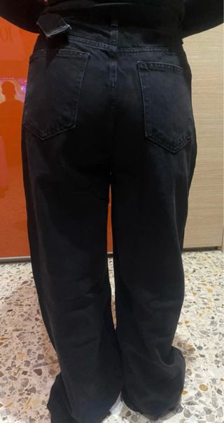 Jeans Trendyol neri Tg.44/L con cintura