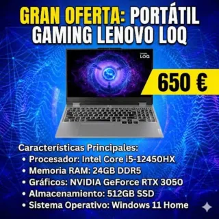 Lenovo LOQ 15IAX9 - Portátil Gaming Nuevo