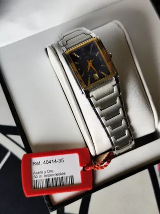 Reloj Viceroy de acero Azul y detalles en oro