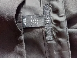 Pantalón ancho negro