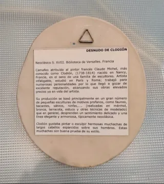 Pareja de relieves neoclásicos