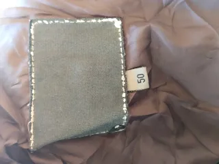 Abrigo acolchado morado mujer