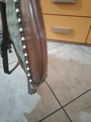 Borsa vintage Gucci beige e marrone