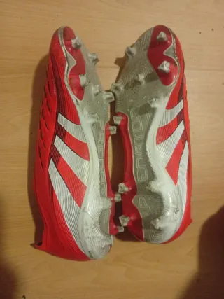 Botines Adidas Predator Rojo/Blanco