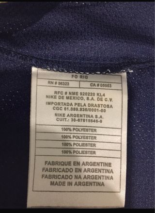 Camiseta Boca Juniors De niño . Talla M