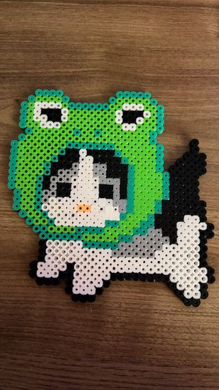 Figura Gato Hama Beads
