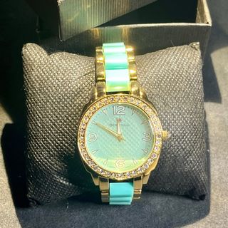 Ladies Bernoulli 9404 Teal/Gold Watch