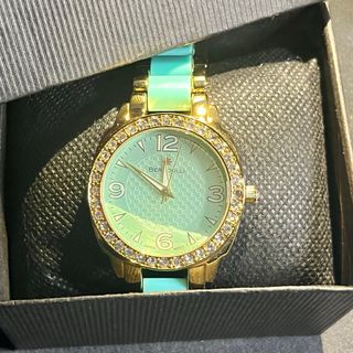 Ladies Bernoulli 9404 Teal/Gold Watch