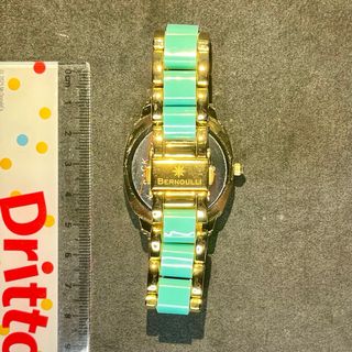Ladies Bernoulli 9404 Teal/Gold Watch