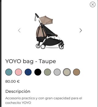 Passeggino YOYO2 color Taupe+ accessori