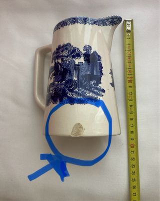 Jarro antigo Sacavém Estatua Gilman