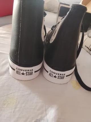 Botín Converse Piel Negro T.34