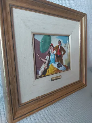 Cuadro esmaltado Goya