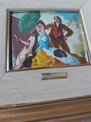 Cuadro esmaltado Goya