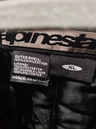 Chaqueta Moto Alpinestars Negra/Blanca