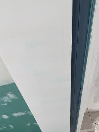 Masillado de pladur.