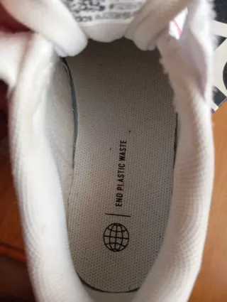 Zapatillas Adidas Niña blanco y rosa Talla 29