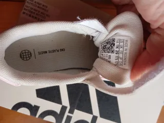 Zapatillas Adidas Niña blanco y rosa Talla 29