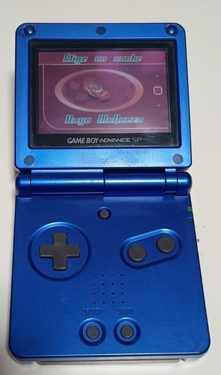 Nintendo Game Boy Advance SP Azul Completa