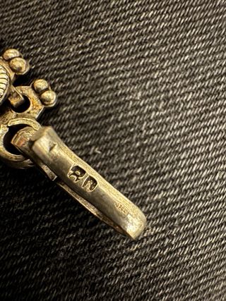 Pulsera Plata Ley Étnica Vintage