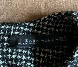 Blusa Zara Cuadros M