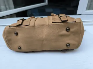 Bolso Piel Purificación García Beige