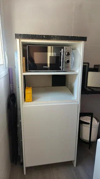 Armario Columna Cocina Delinea Tokyo Blanco brillo