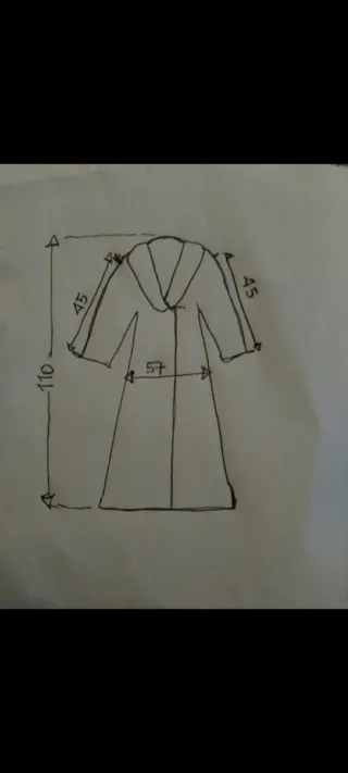 Abrigo de piel marrón