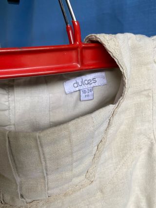 Traje beige 18-24 meses