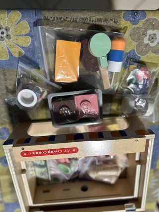 Bancone Gelato in Legno Montessori