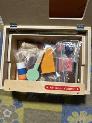 Bancone Gelato in Legno Montessori