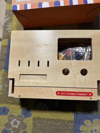 Bancone Gelato in Legno Montessori