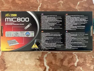 Behringer MIC800 Previo Micrófono con Modelado