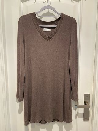 Vestido corto manga larga Talla M