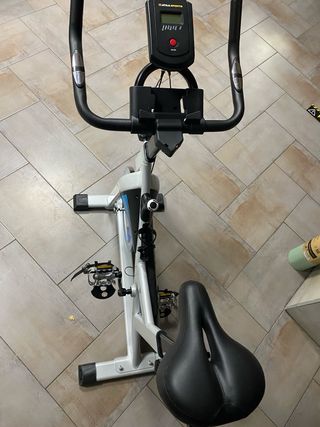 Bicicleta Estática Blanca