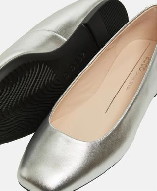 Bailarinas Ecco plateadas