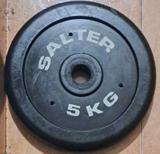 PESAS 2 DISCOS DE 10KG SALTER DE 30MM y MAS