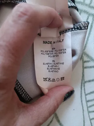 Vestido midi estampado, marca italiana BOCETTO