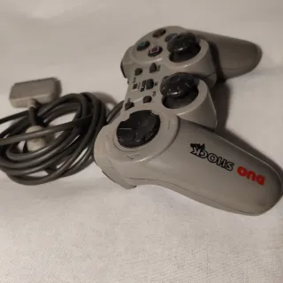 Comando PS1/PS2 Blaze Duo Shock Cinza