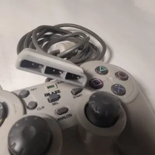 Comando PS1/PS2 Blaze Duo Shock Cinza