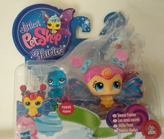 FIGURES FUORI PRODUZIONE LITTLEST PET SHOP FAIRIES DOLCI FATE #3045 #3046