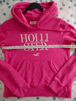 Sudadera Hollister Rosa Talla XS
